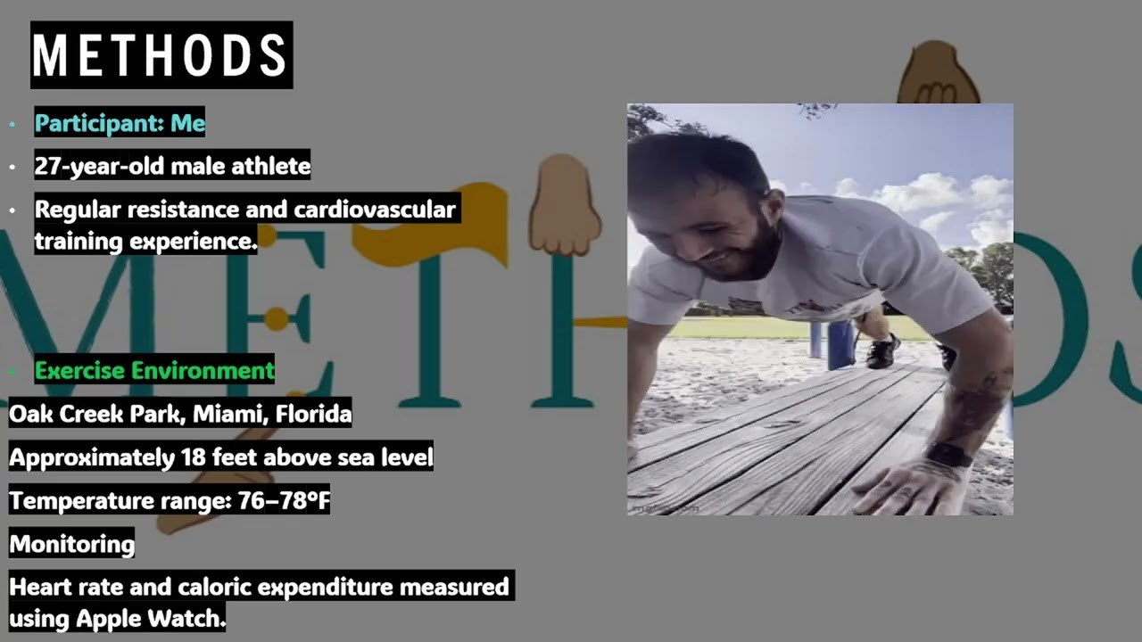 Physiology of exercise (END COURSE PROJECT)