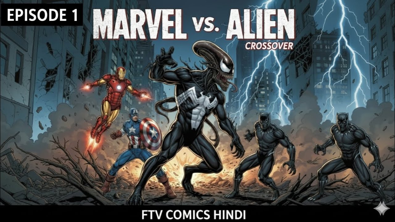 Alien VS Avengers crossover comics book Episode 1 Explain in Hindi 