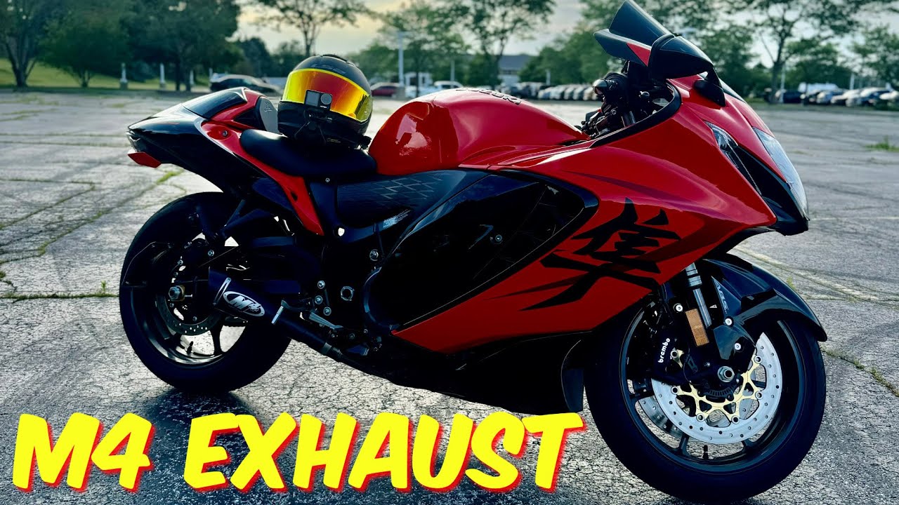 FULL EXHAUST INSTALLED ON 2024 SUZUKI HAYABUSA