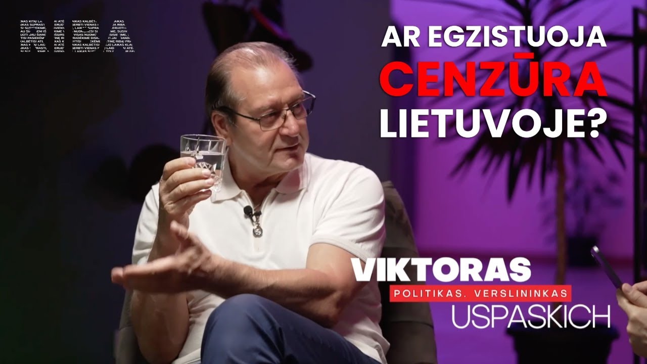 Viktoras Uspaskich Laidoje 