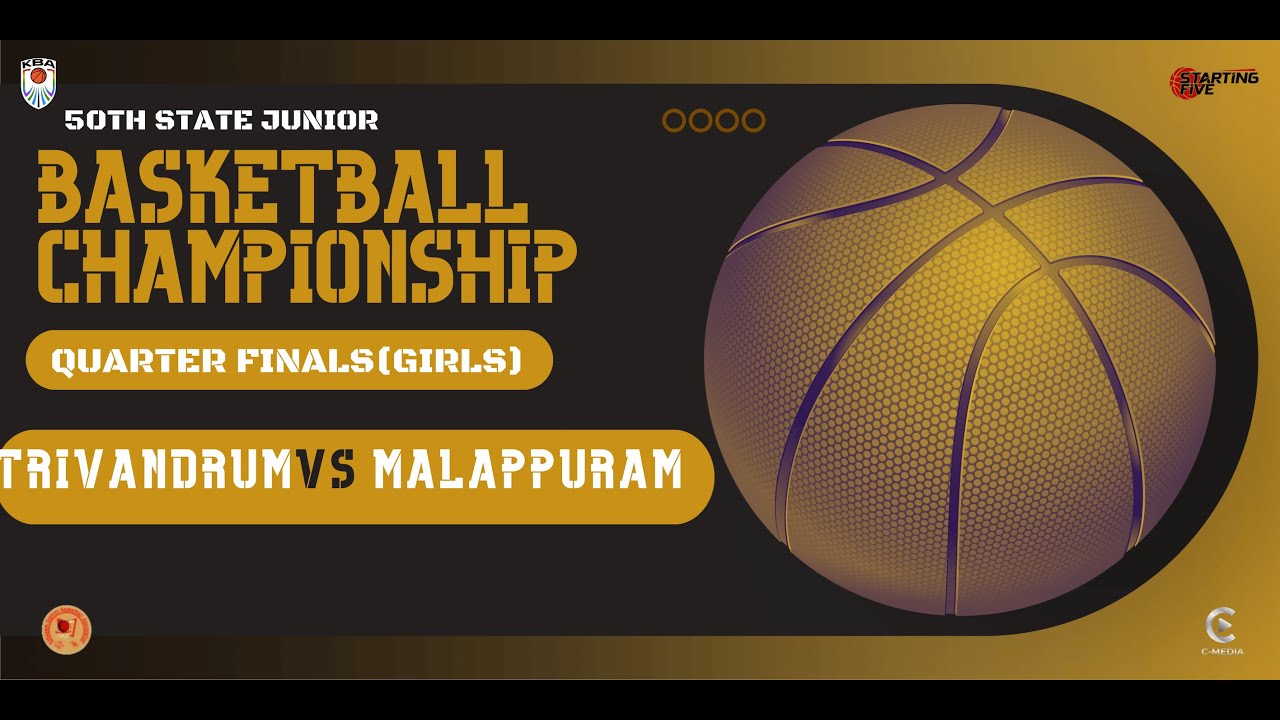 TRIVANDRUM VS MALAPPURAM, QUARTER FINALS, 50TH JUNIOR STATE BASKETBALL FOR MEN AND WOMAN 2026