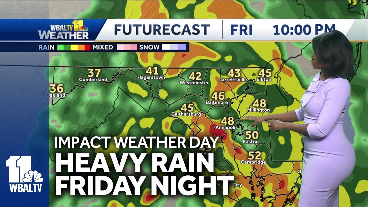 Impact Day: Heavy rain and high winds Friday night into Saturday