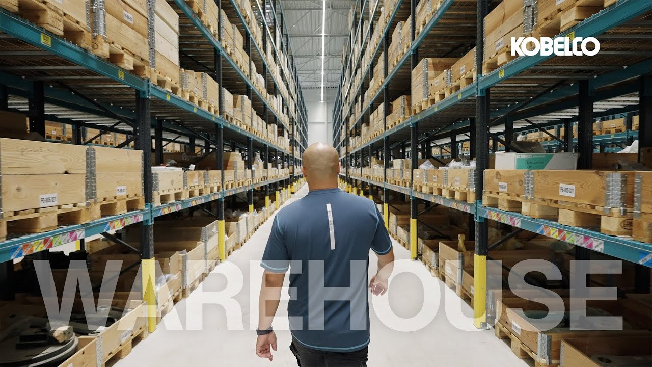 Inside the KOBELCO Europe Warehouse | With Operations Manager Ahmed