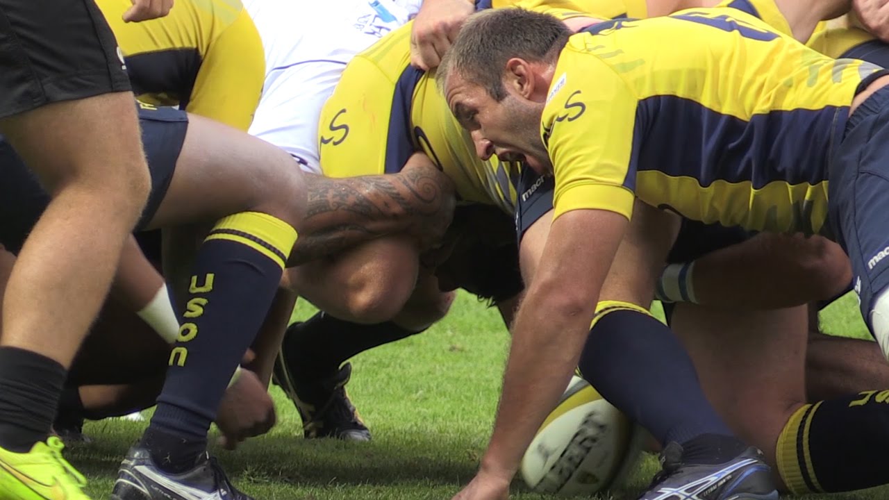 USON RUGBY - ACTION H RÉACTION - LA ROCHELLE/NEVERS - MATCH AMICAL