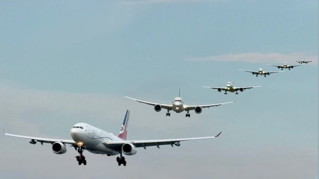 HEAVY LANDINGS! United Kingdom KC2 + A350, 777 & 787 at Toronto Pearson (YYZ) ✈️🔥