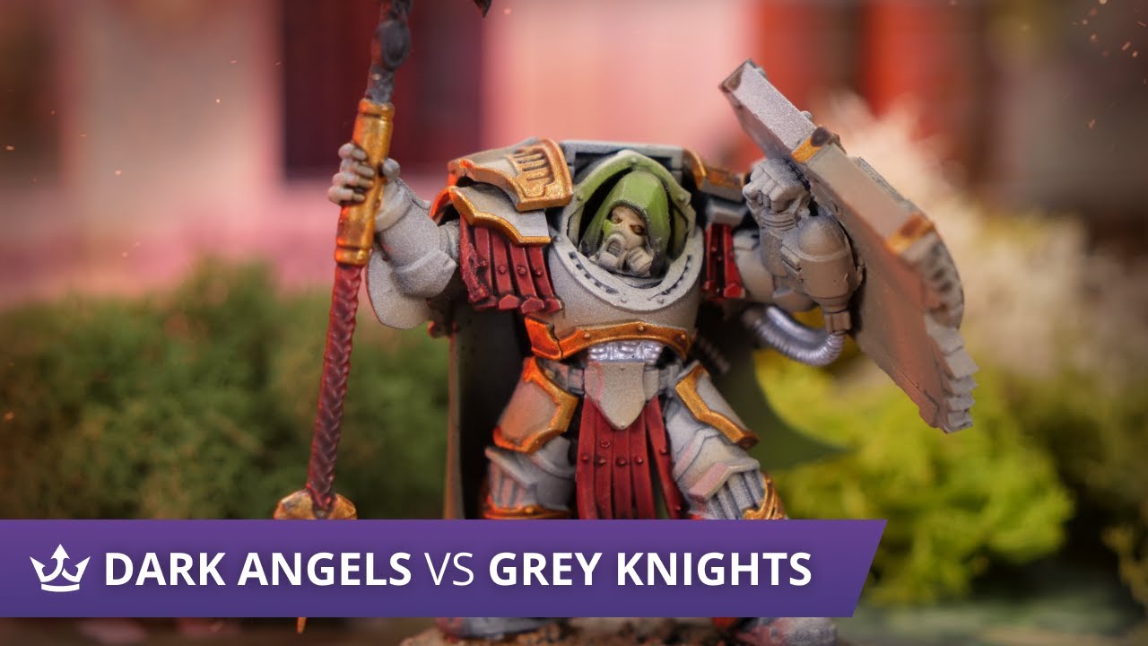 Dark Angels vs Grey Knights - Warhammer 40k 9th Edition Battle Report