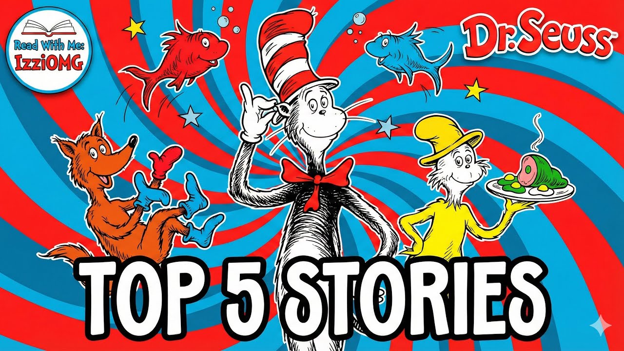 Top 5 Dr. Seuss Beginner Books | 45 Min Read Aloud Compilation (Cat in the Hat, Green Eggs & More)
