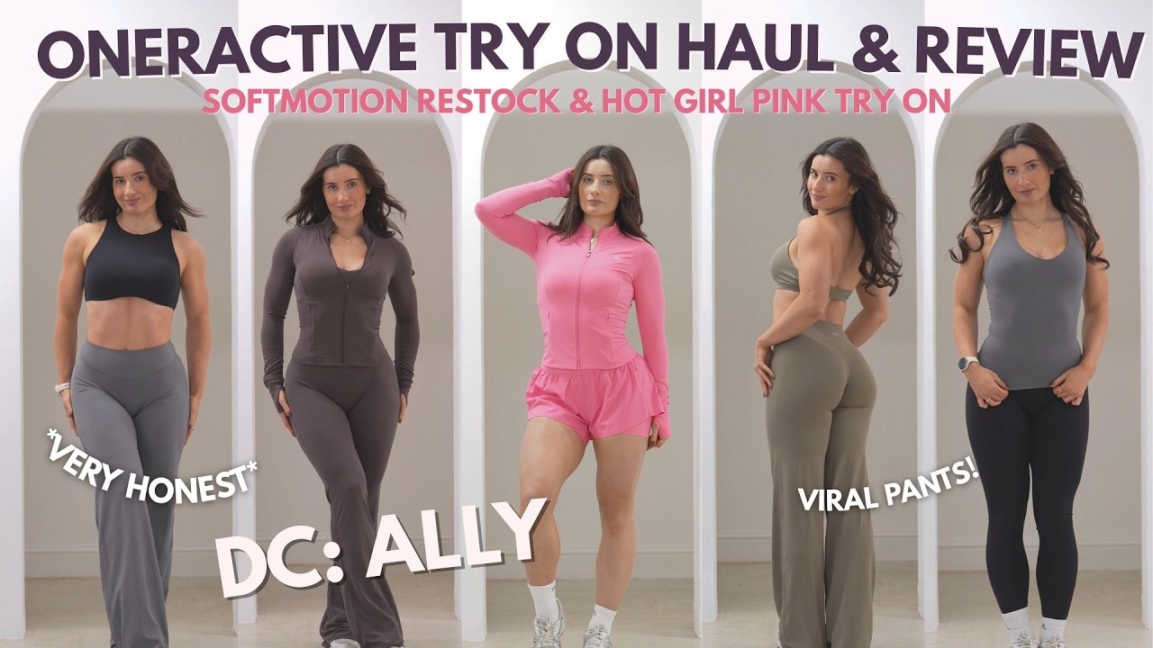 OnerActive try on haul & review | Softmotion try on & unified hot girl pink haul! | DISCOUNT CODE!*