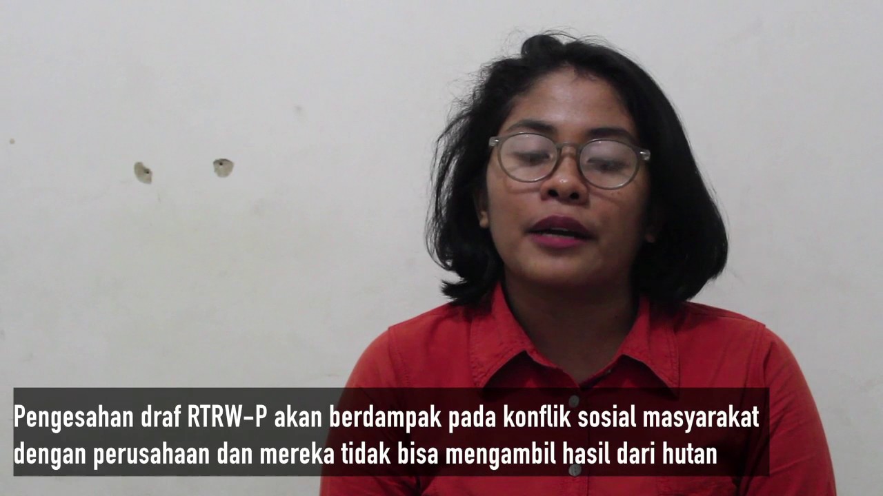 Staff LBH Pekanbaru, Devi Indriani : Tolak Draft RTRW Provinsi Riau 2016-2035