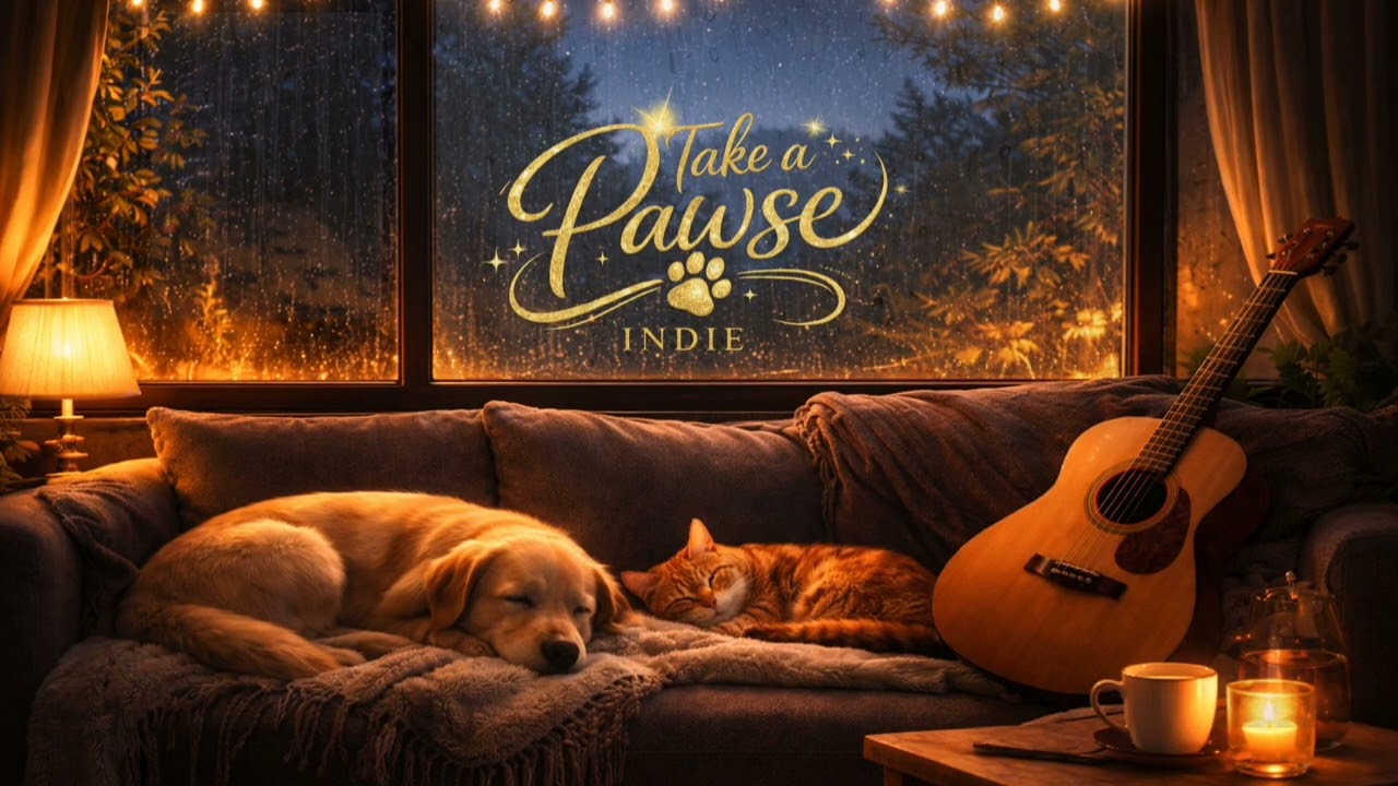Cozy Indie Folk/Rock/ Pop Mix for Rainy Nights 🌙☔ Soft Guitar Music to Relax & Unwind (45 Minutes)