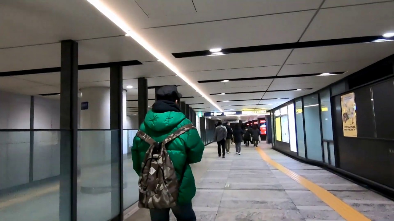 大手町(KDDIビル前)から東京駅新幹線口まで地下道を歩いてみた