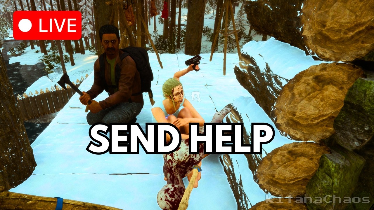 First Winter in Sons of the Forest… We’re Getting DESTROYED ❄️ | Co-Op Chaos (LIVE)