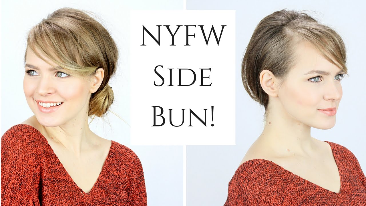 Easy Tousled Side Bun Inspired by NYFW! Ft. Loxa Beauty