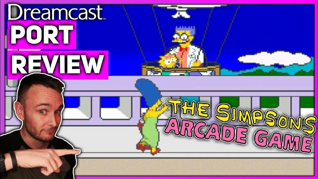 SEGA DREAMCAST HOMEBREW/PORT REVIEW - SIMPSONS ARCADE