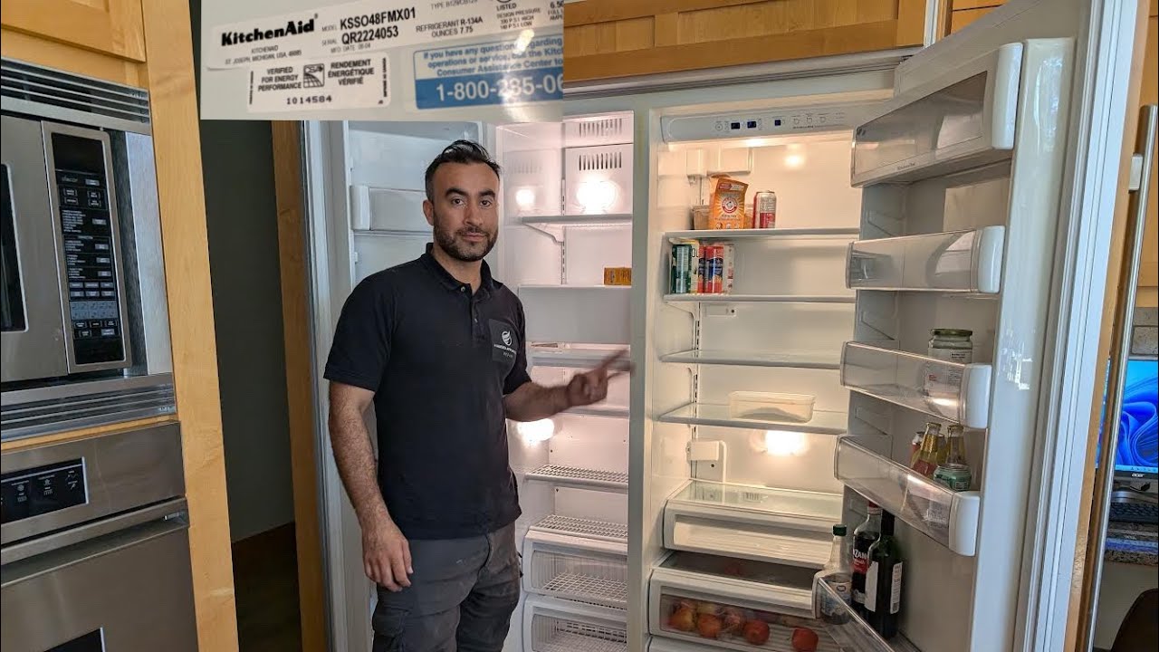 KitchenAid built-in fridge not cooling ksso48fmx01| how to replace w10629033