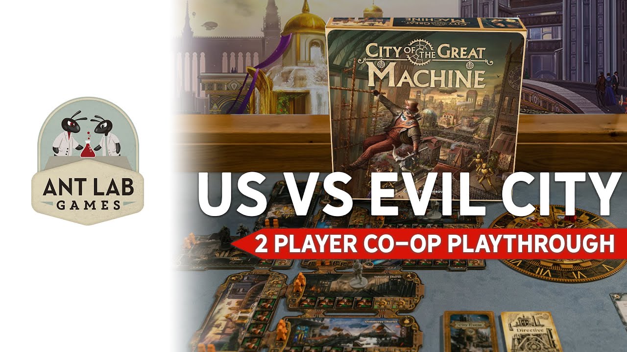 City of the Great Machine Board Game | Cooperative Gameplay | Review