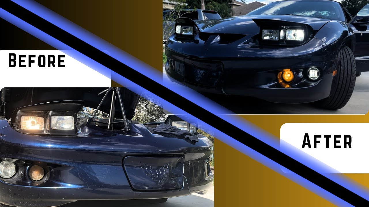 Установка/обзор фар 98-02 F Кузов Pontic Firebird Trans Am LED Upgrade.