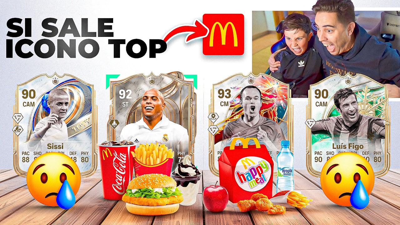 Si Sale un ICONO TOP Invito a mi Hijo a MCDONALD`S 🍔 !! FC26