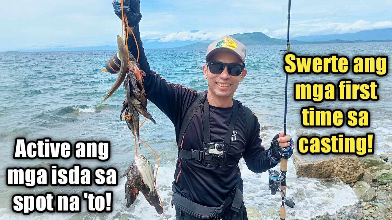 Fishing Adventure 24 Harvest Spot sa Batangas City Nakita na namin! First time Casting nakarami agad