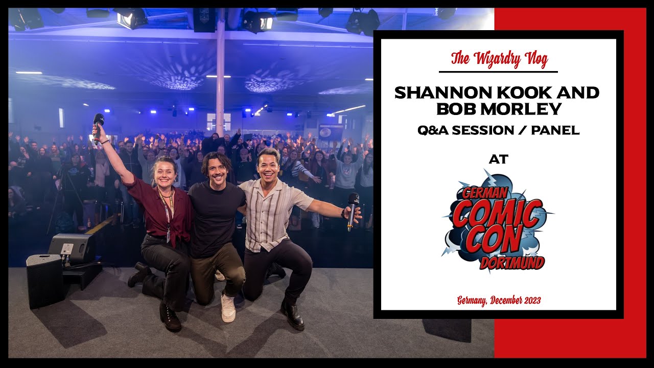 Shannon Kook and Bob Morley Q&A Session | German Comic Con Dortmund | 02-12-2023 (The 100)