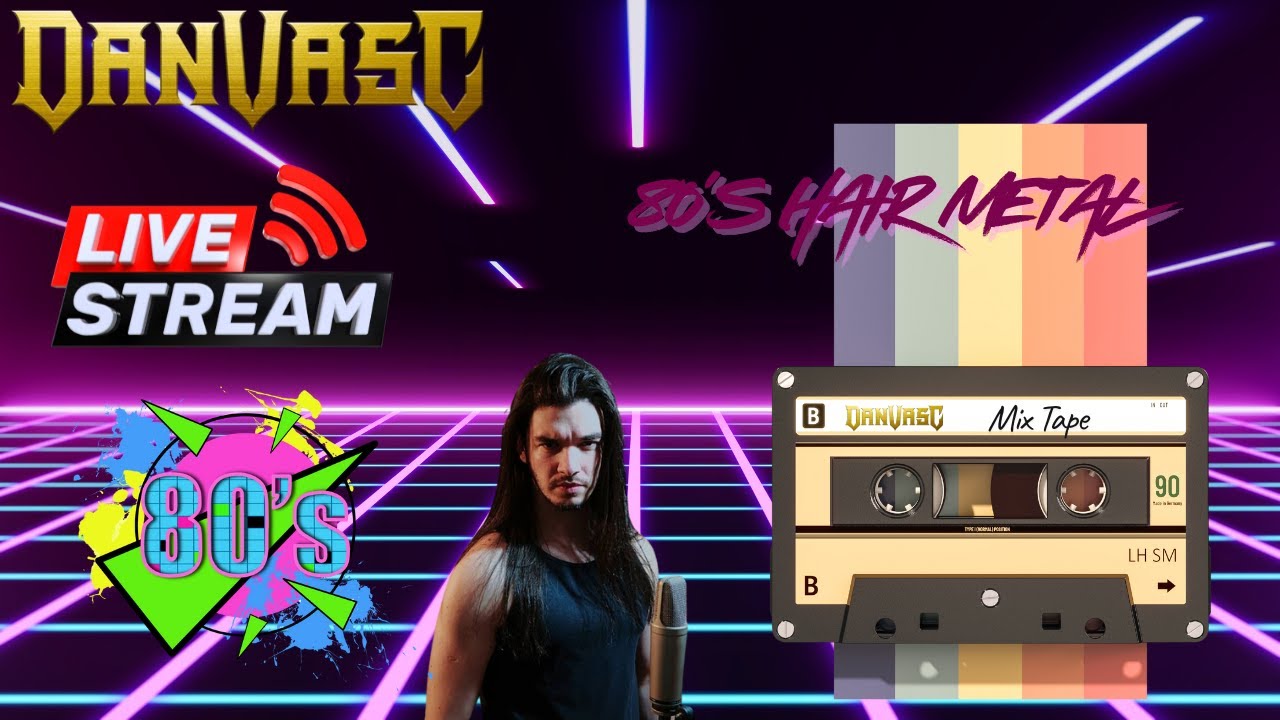 Dan Vasc 80's Hair Metal Livestream