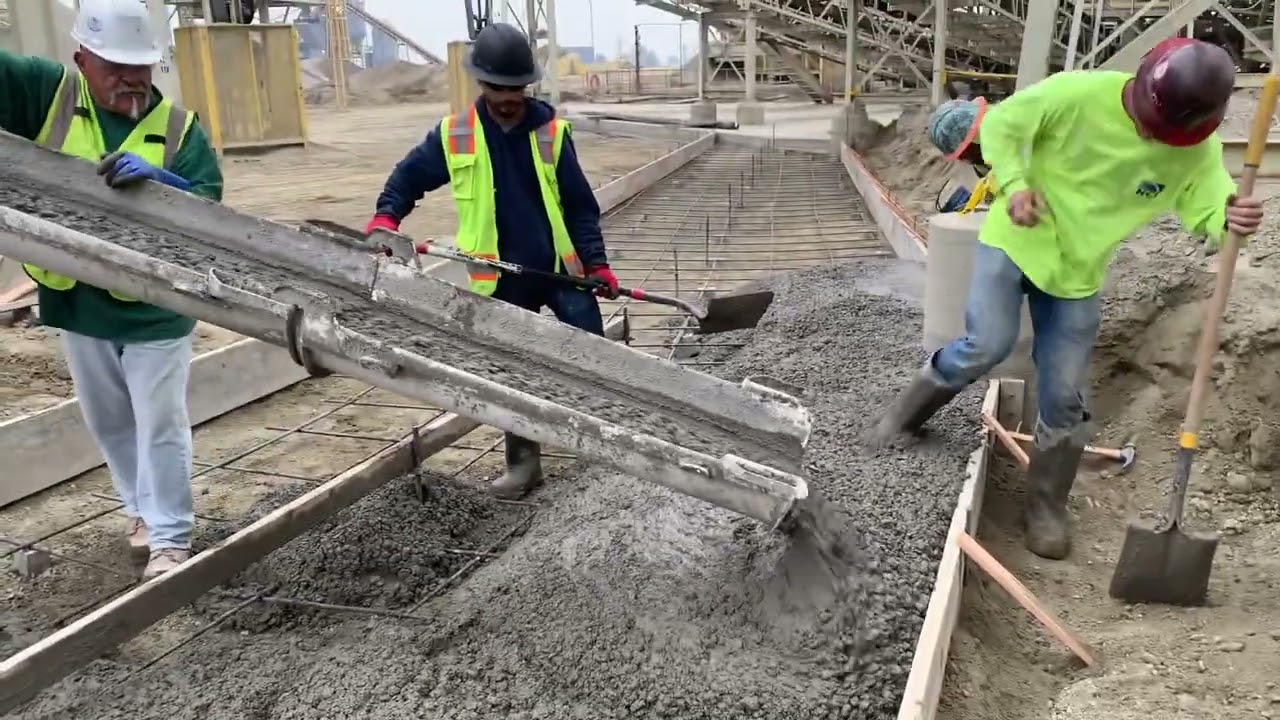 Finish masters flow line Cemex Lytle creek #explore #foryou #family @LMNConstructionComedy