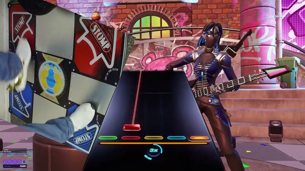Pump It Up Fortnite Festival Expert: My House Flo Rida Bass