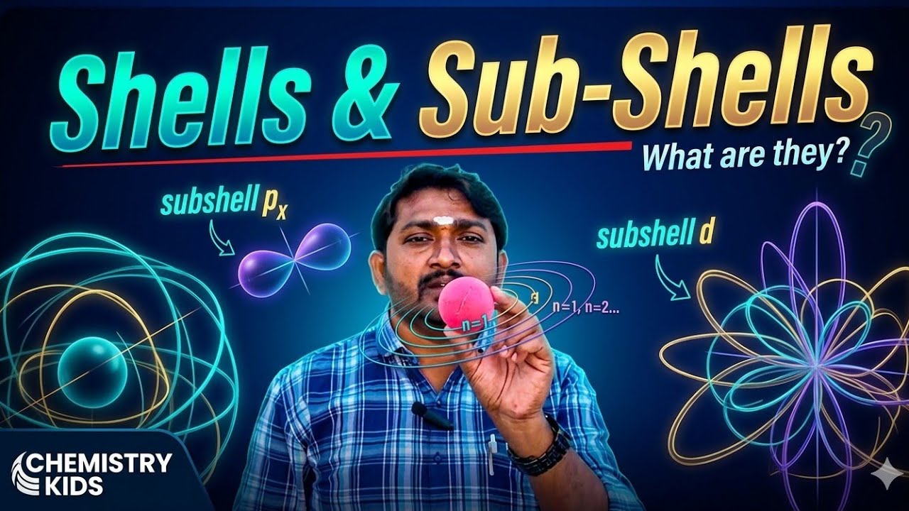 #CHEMISTRY IIT FOUNDATION CLASS. #SHELLS AND SUB-SHELLS