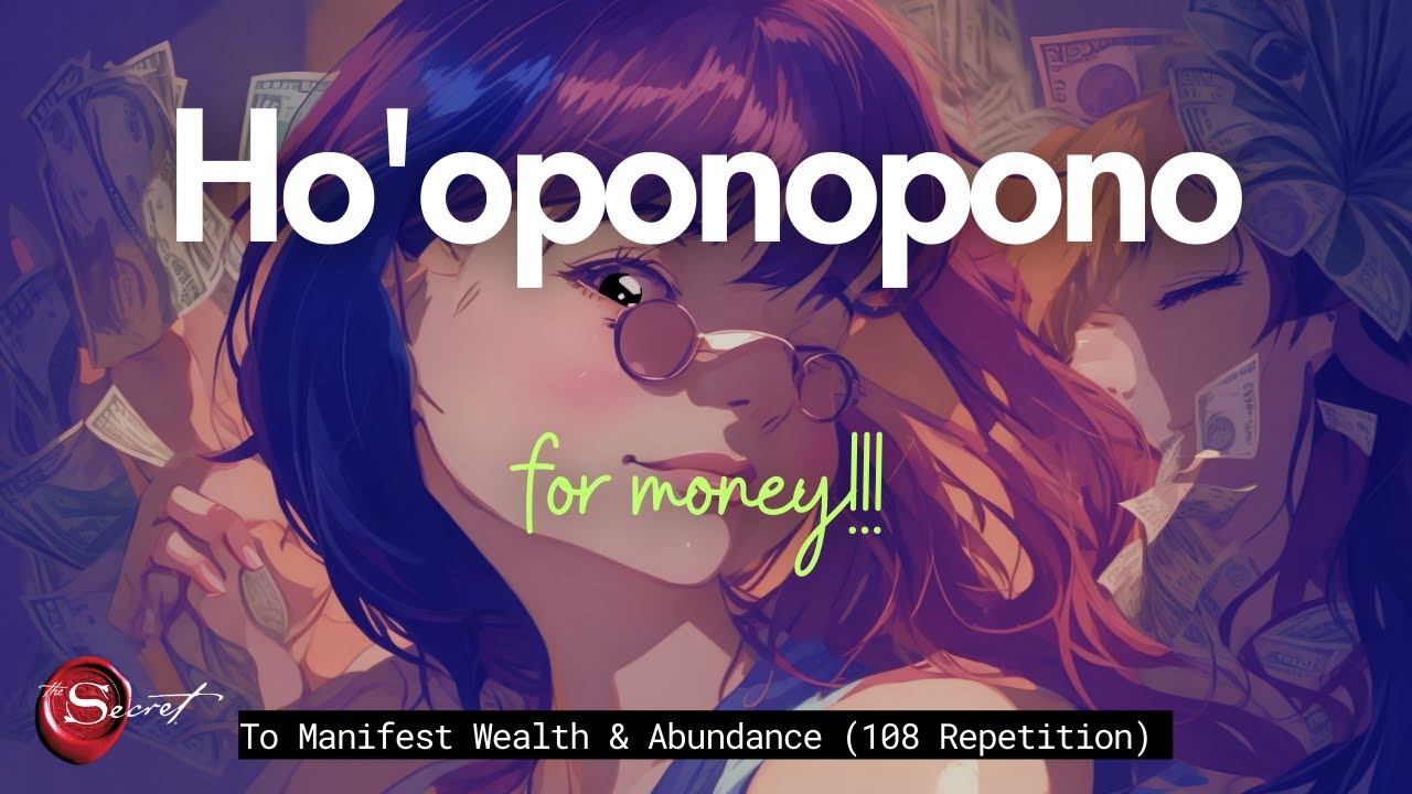 HO'OPONOPONO for Money, Wealth and Abundance | Clear money blockages (108 Repetition)