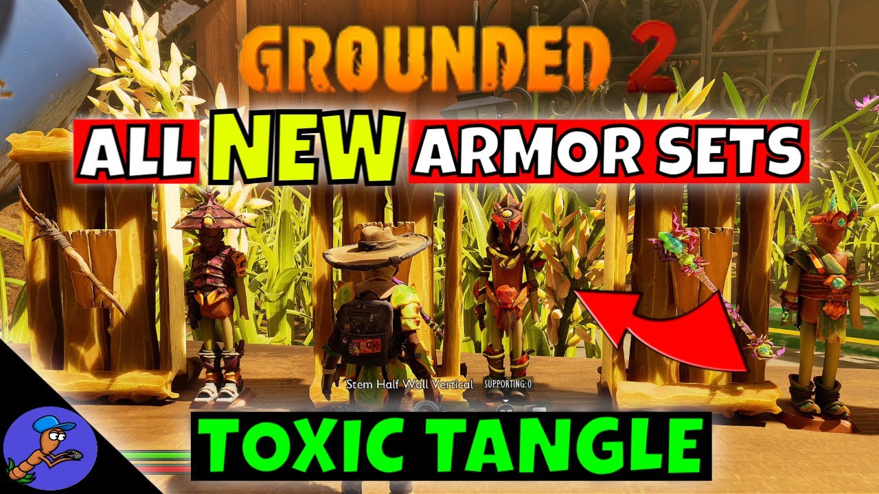 All NEW Armor Sets Toxic Tangle Grounded 2