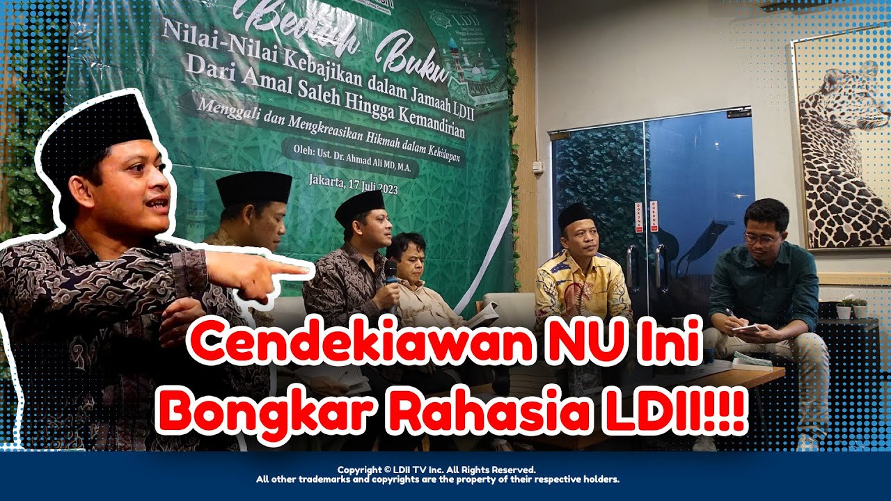 LDII TV: Ust Ahmad Ali: LDII Konsisten dalam Menjalankan Prinsip Thoharoh dalam Ajaran Syafiiyah