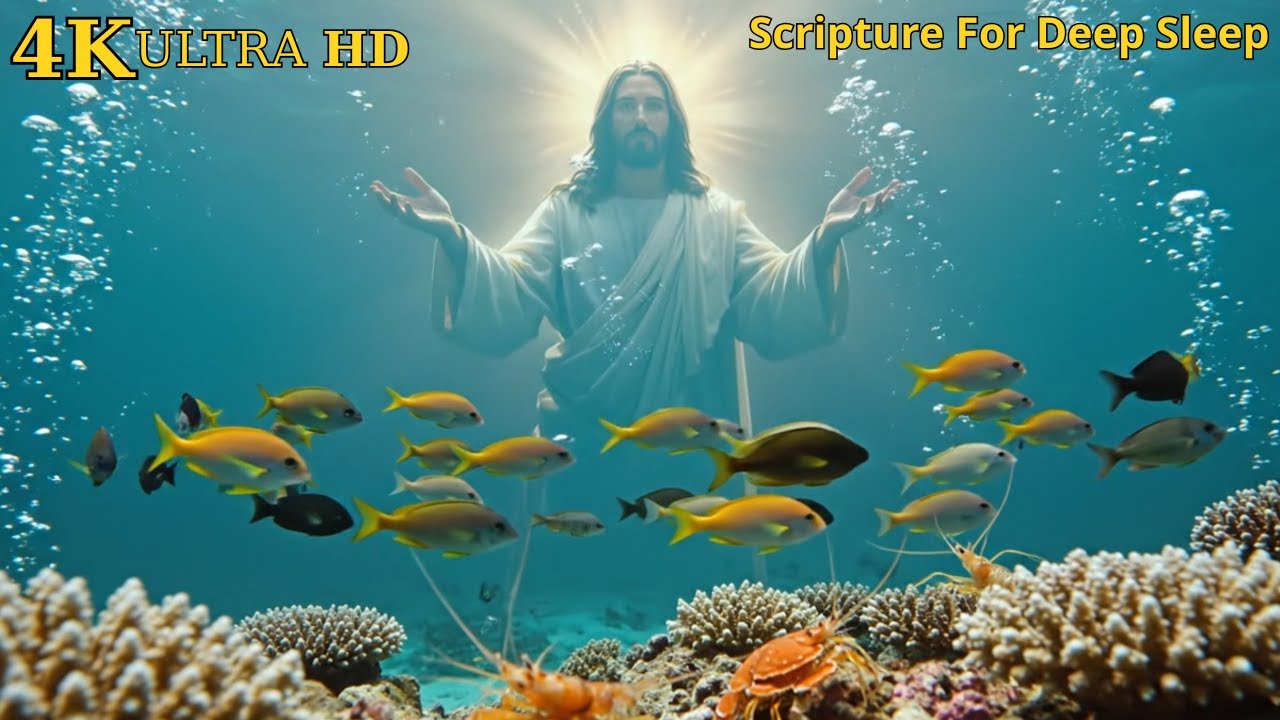 Safe In His Arms: Relaxing Ocean Piano With Scriptures For Anxiety Relief