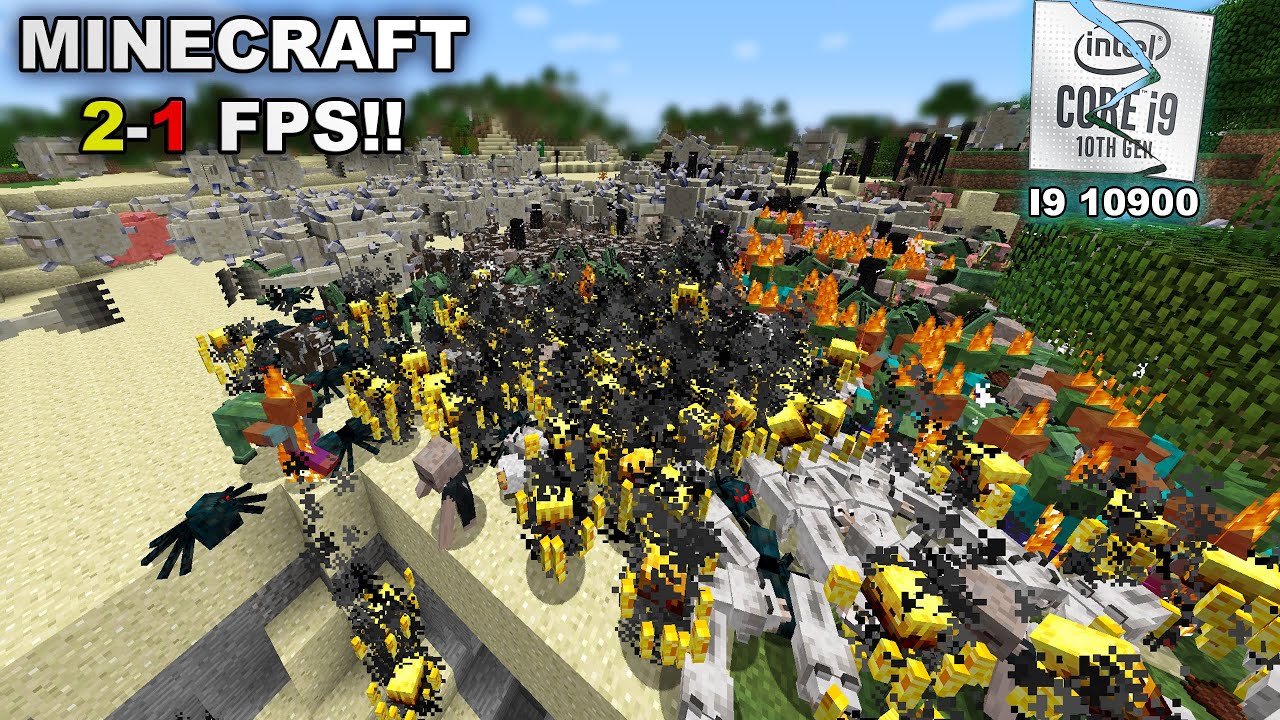 I9 10900 VS MINECRAFT !! *Increible* | LoMasterYT