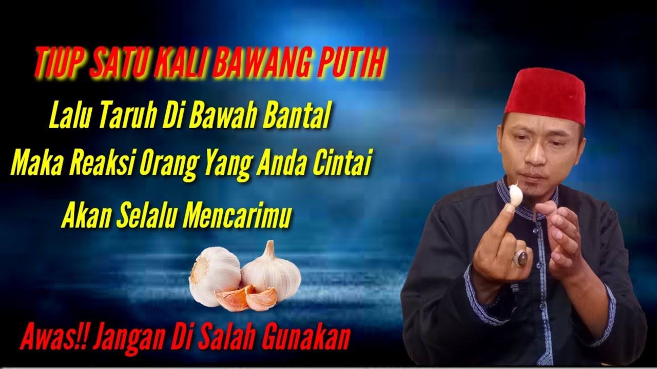 Baca Bismillah 33X||Lalu Tiupkan Ke Bawang Putih Lihat Reaksinya Dalam Satu Mlm