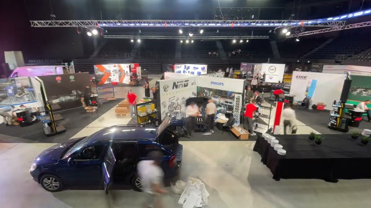 Automotive Forum Moldova 2023 &ndash; Media Show Grup: таймлапс демонтажа