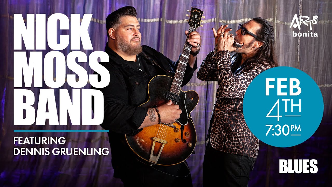 Nick Moss Band Ft Dennis Gruenling At Arts Bonita - February 4th