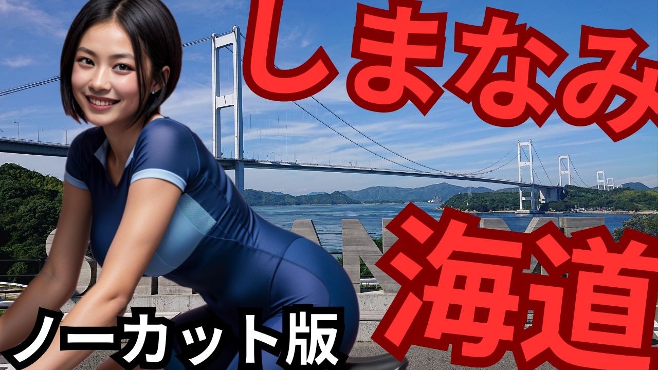 【4K】しまなみ海道①完全攻略！絶景の海上サイクリング 71kmノーカット版(2024.7.6)チャプター多数
