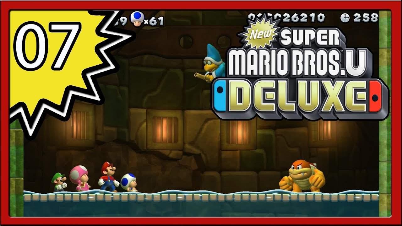 New Super Mario Bros. U Deluxe - Part 7 (4-Player)
