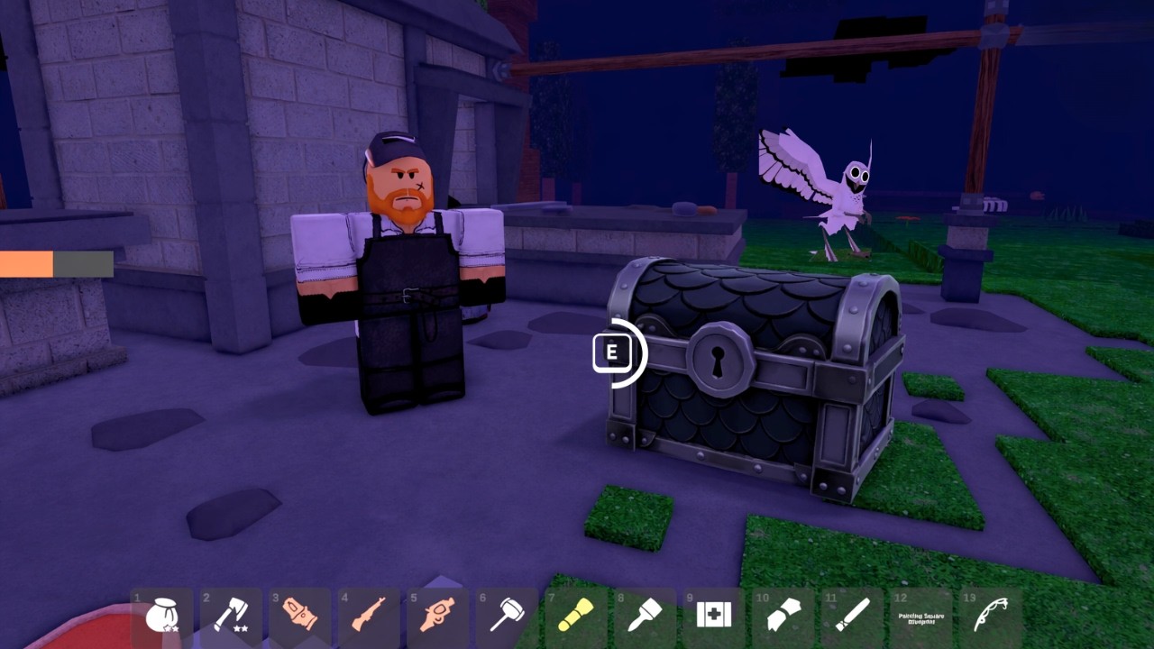 The New Trader NPC CHEST in 99 Nights in The Forest ROBLOX