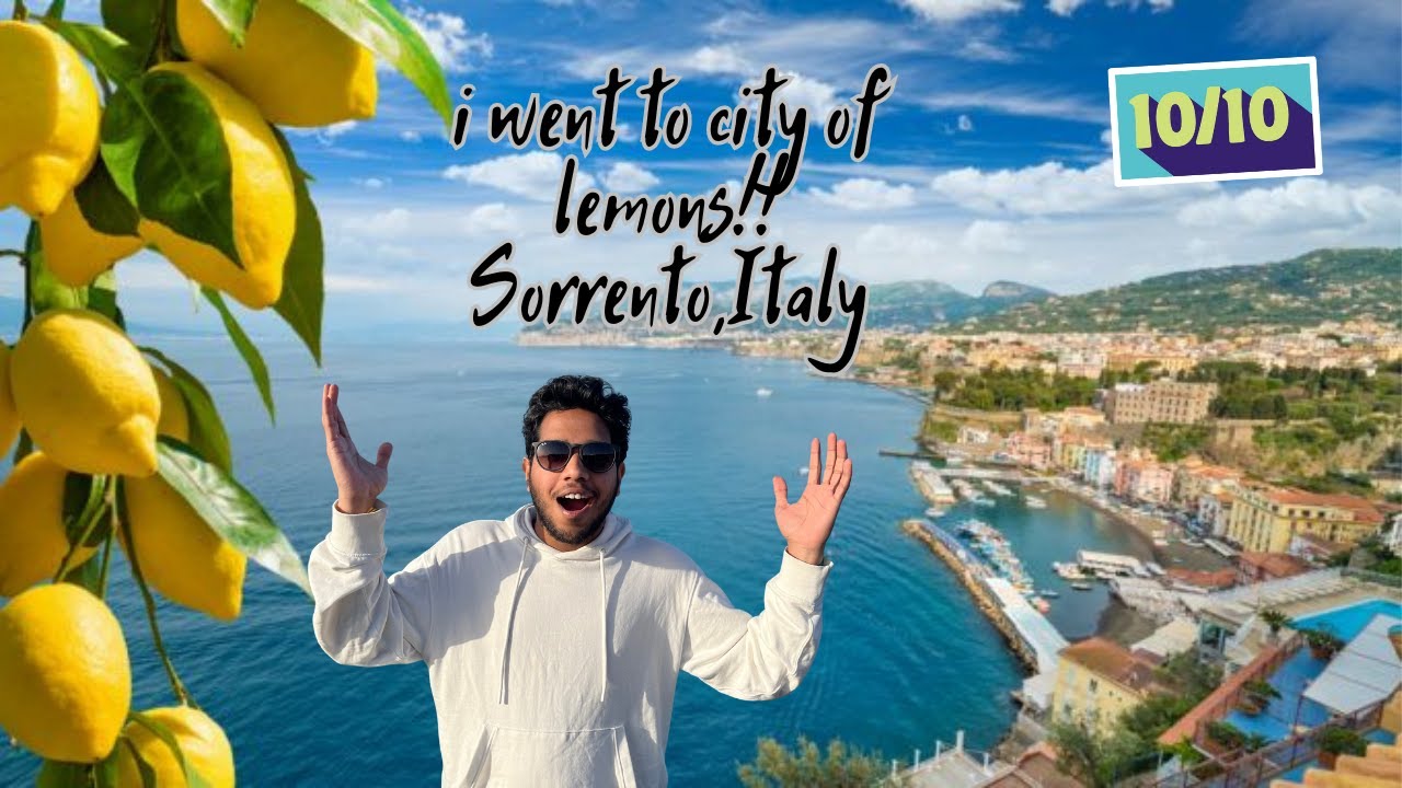 I WENT TO LEMONS CITY AND TREKKED 😱😱 || SORRENTO | ITALY😍😍 || TELUGU VLOG