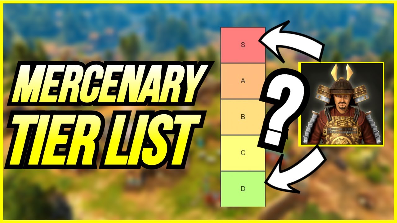 Mercenary Tier List [AOE3]