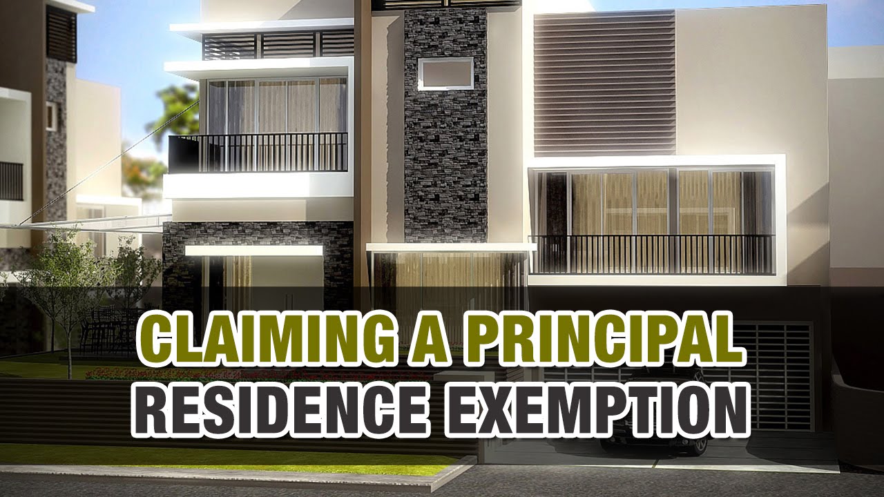 Claiming a principal residence exemption  - Tax Tip Weekly