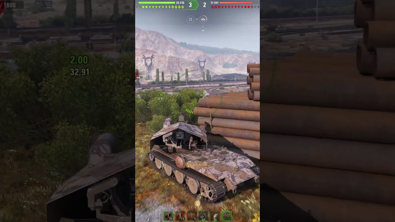 WT auf E 100 Ph&ouml;nix World of Tanks #shorts #wot