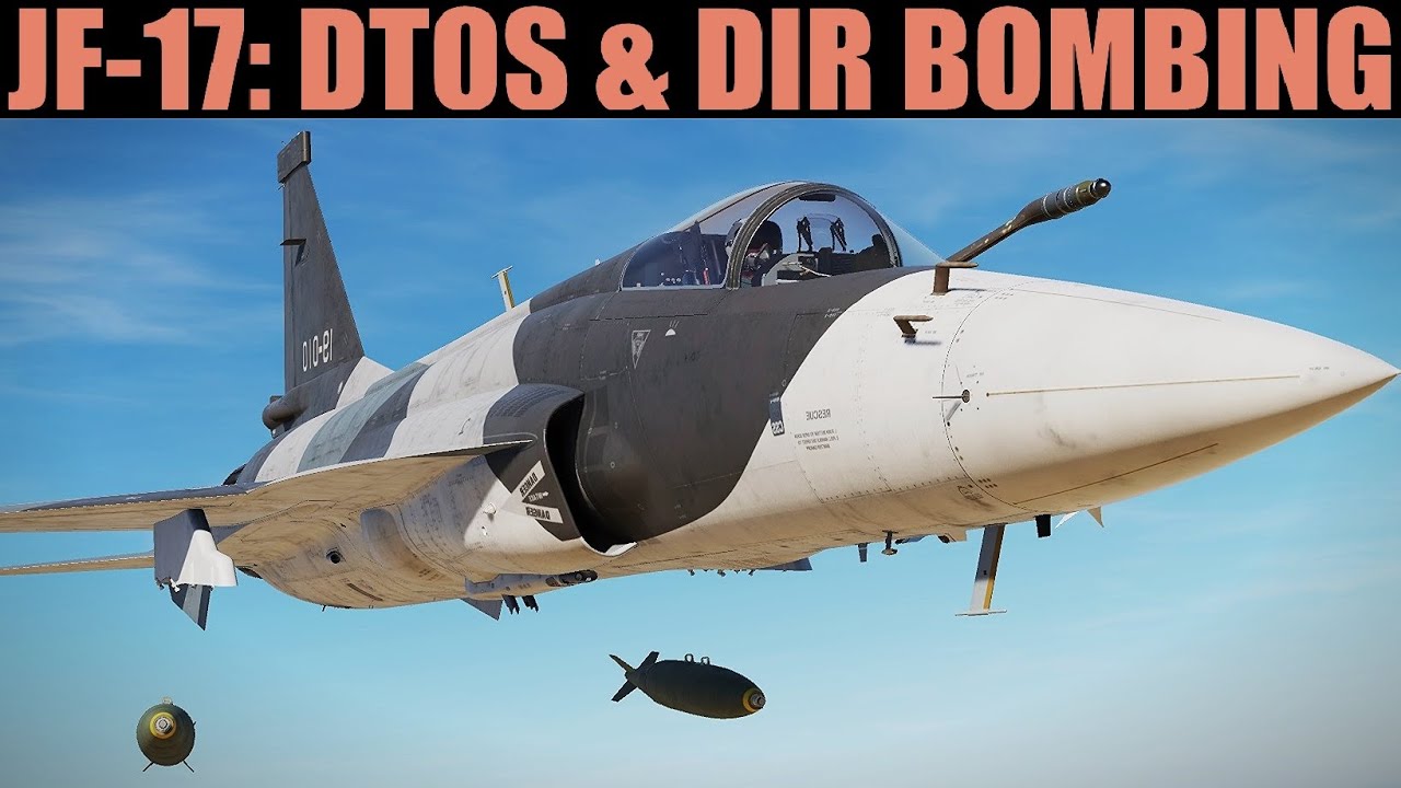 JF-17 Thunder: Unguided Bombing (DTOS/DIR) Tutorial | DCS WORLD