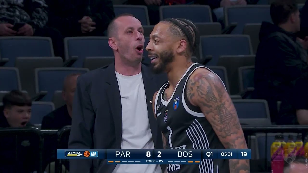 AdmiralBet ABA League 2025/26, Top 8 R5 match: Partizan Mozzart Bet &ndash; Bosna BH Telecom (30.3.2026)