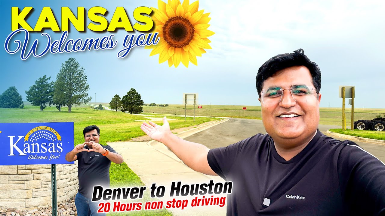 KANSAS itana khoobsoorat Hoga Socha hi Naheen tha | Denver to Houston by road 🛣️