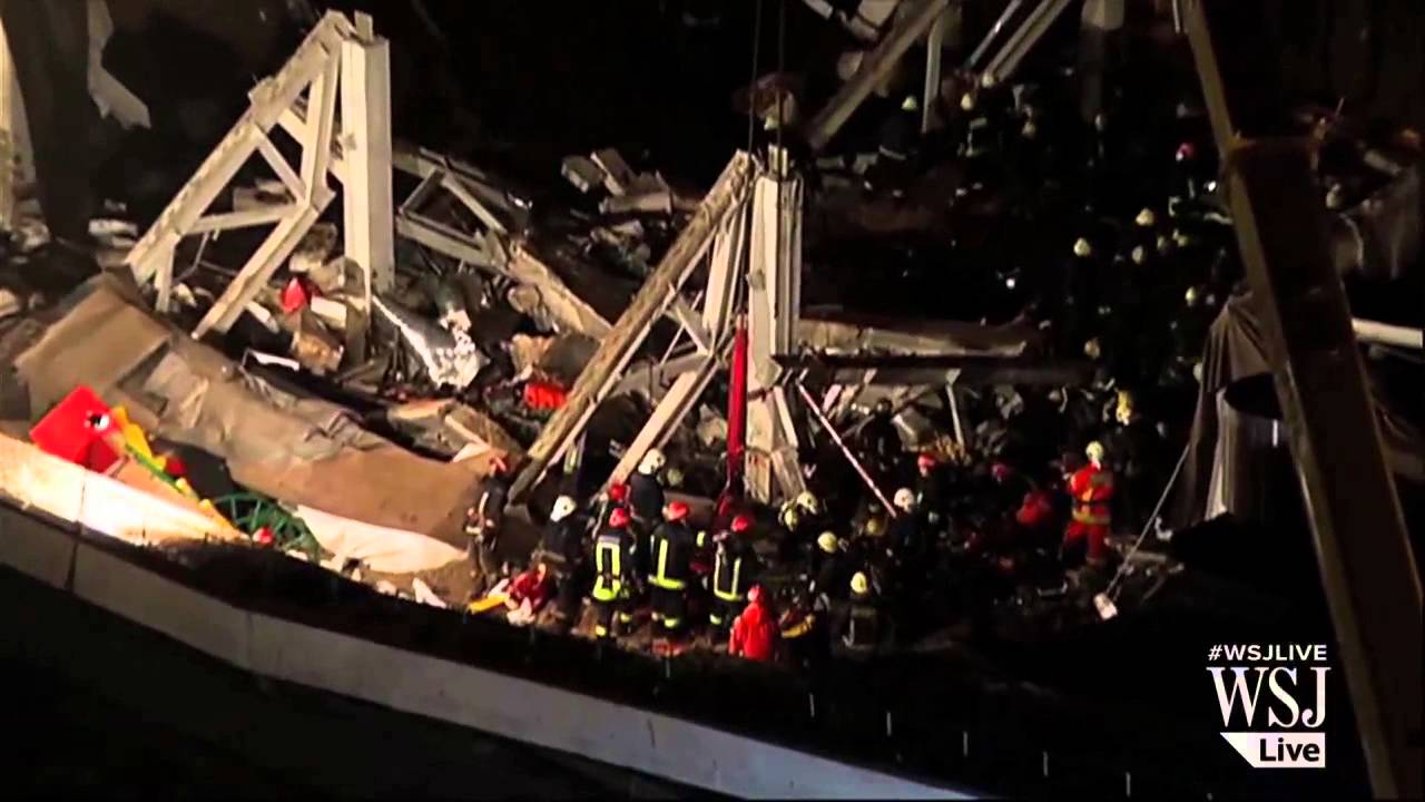 Rescuers Search Rubble of Latvian Supermarket