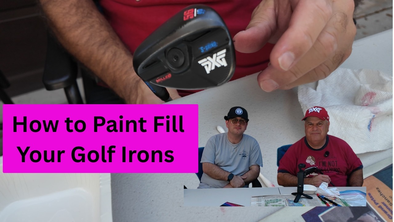 How to Paint Fill Your Golf Irons