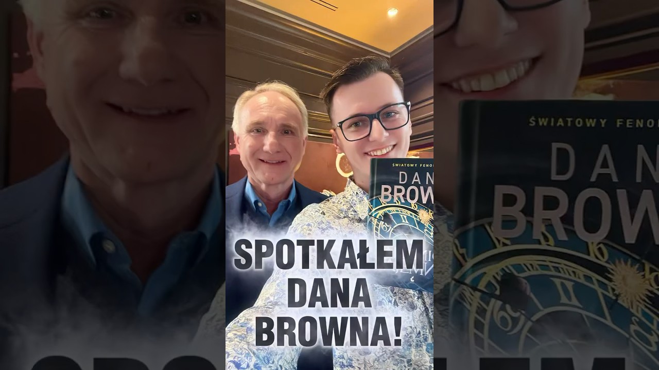 Spotkałem Dana Browna! #danbrown #prague #strefaczytacza #tajemnicatajemnic #thesecretofsecrets