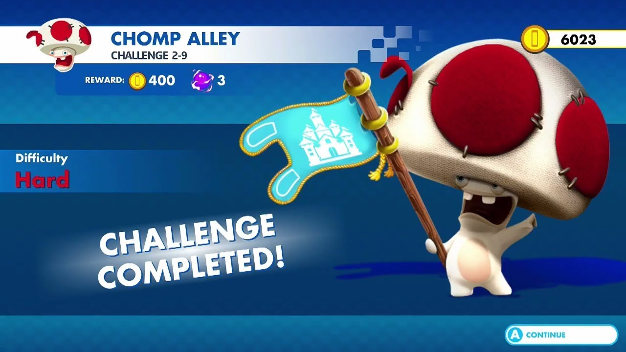 Mario + Rabbids Kingdom Battle | Challenge 2-9 Chomp Alley